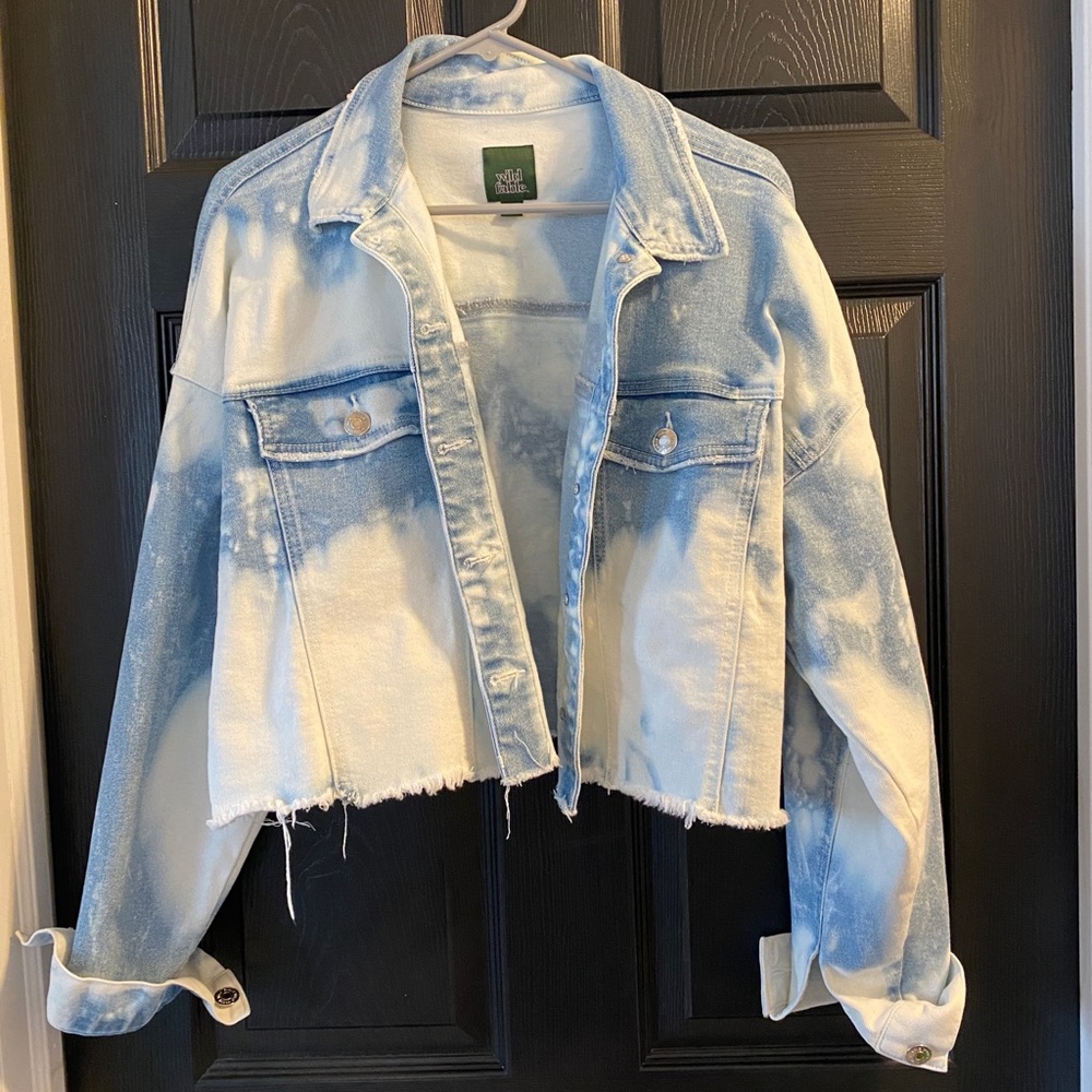 Bleach Dye Jean Jacket